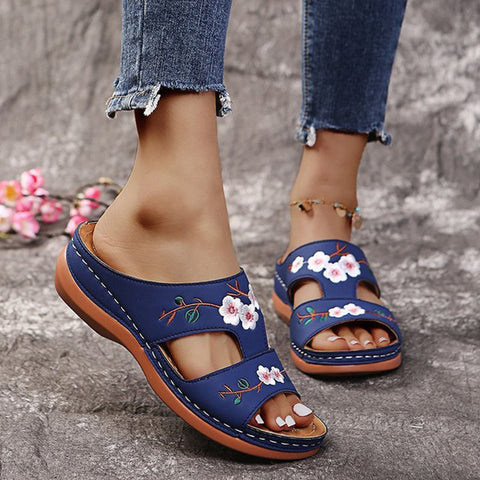 Embroider Flower Women Sandals
