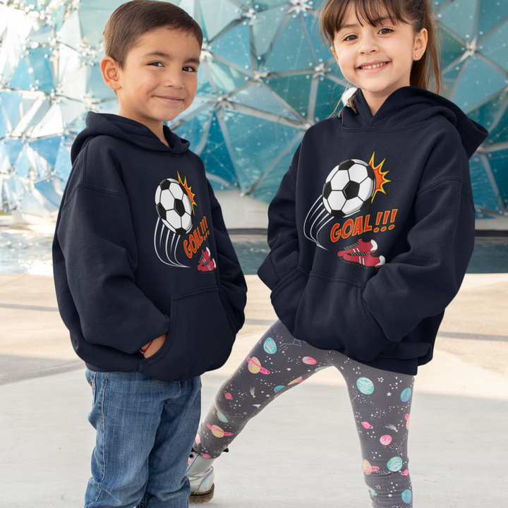 Soccer Goal Youth Heavy Blend Hooded Sweatshirt